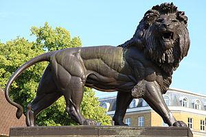 Lion in Forbury Gardens, Reading
