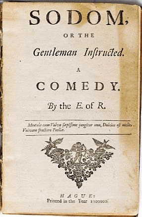 'SODOM, or the Gentleman Instructed. A Comedy.